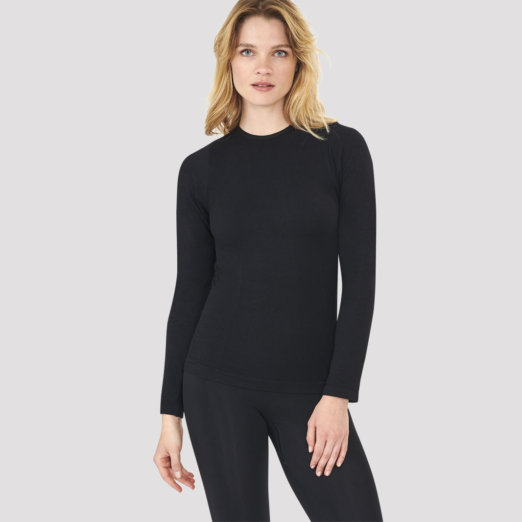 T-shirt femme manches longues – Compression ferme