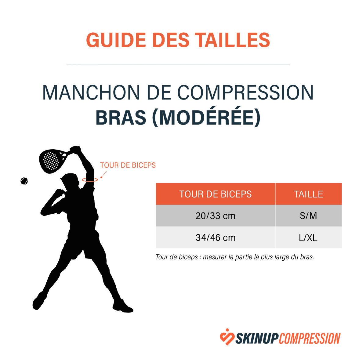 Manchon bras compression modérée FLEXUP®