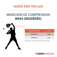 Manchon bras compression modérée FLEXUP®