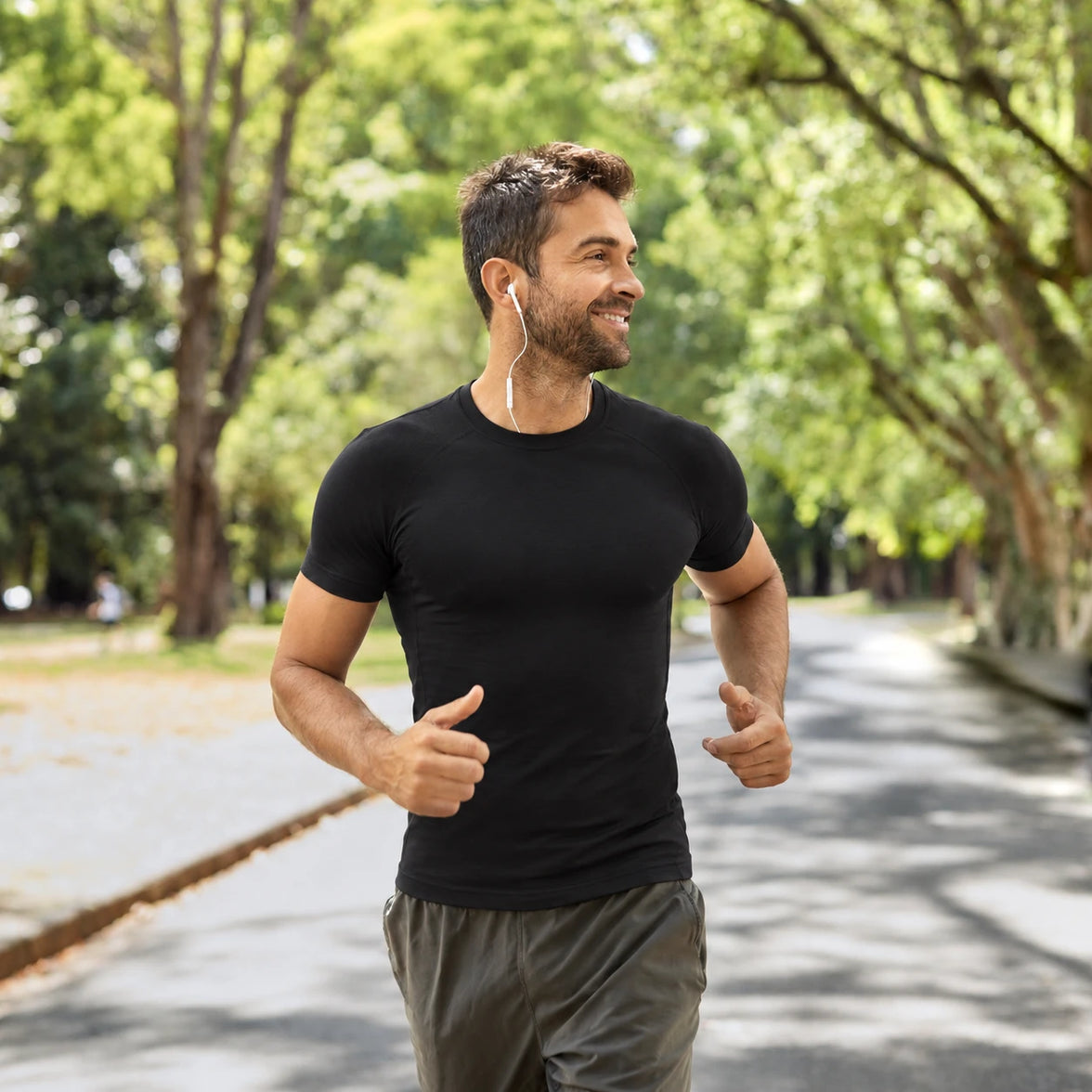 T-shirt homme manches courtes – Compression modérée