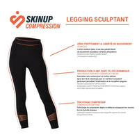 Visuel technique du legging ajouré 