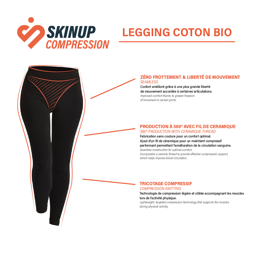 Visuel technique du legging coton bio