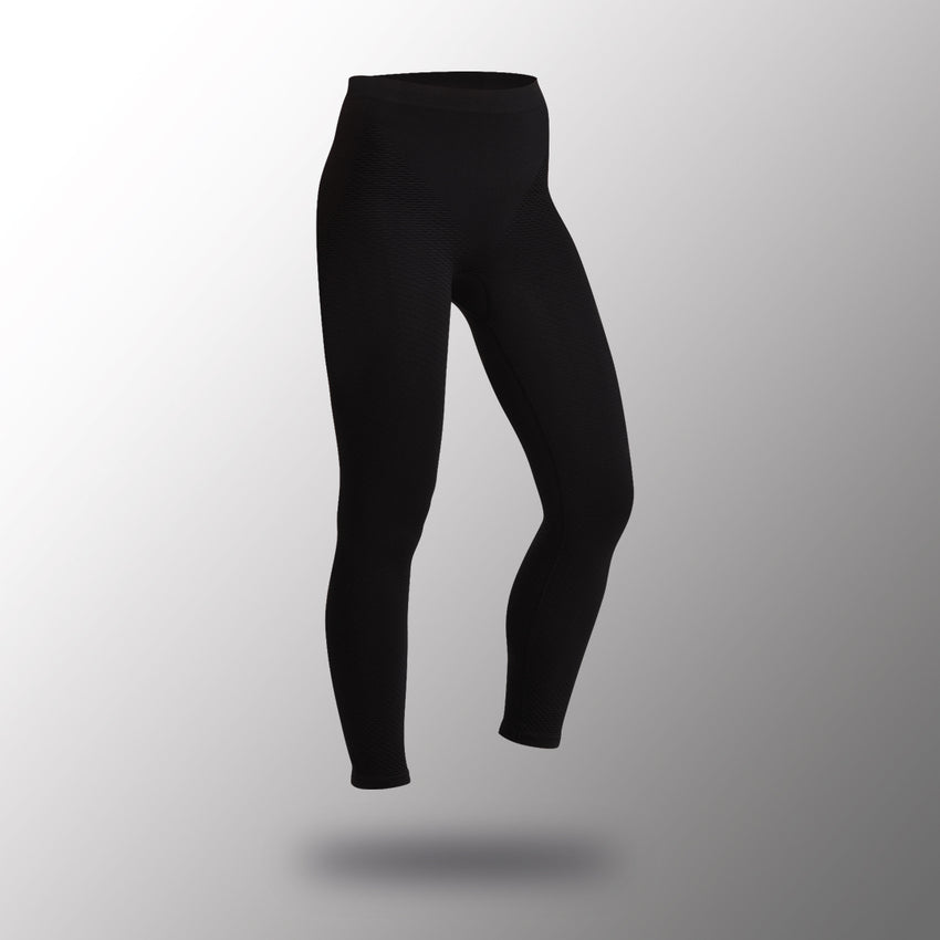 Legging effet massant sous fond gris