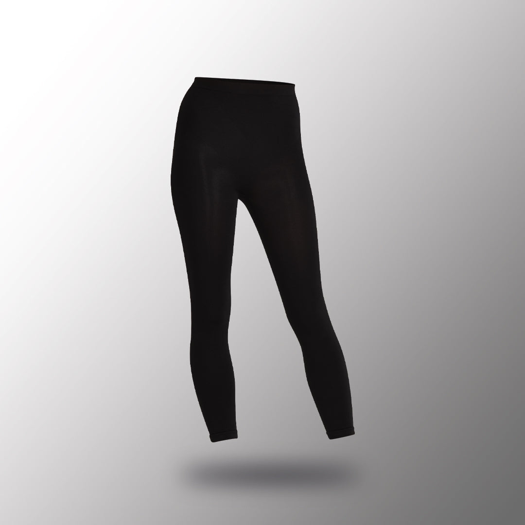 Legging effet sculptant sous fond gris