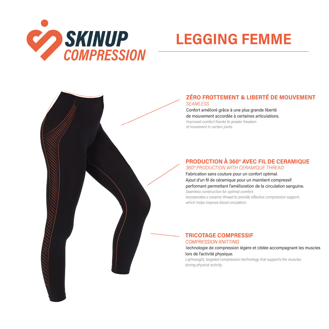 Visuel technique du legging seconde peau