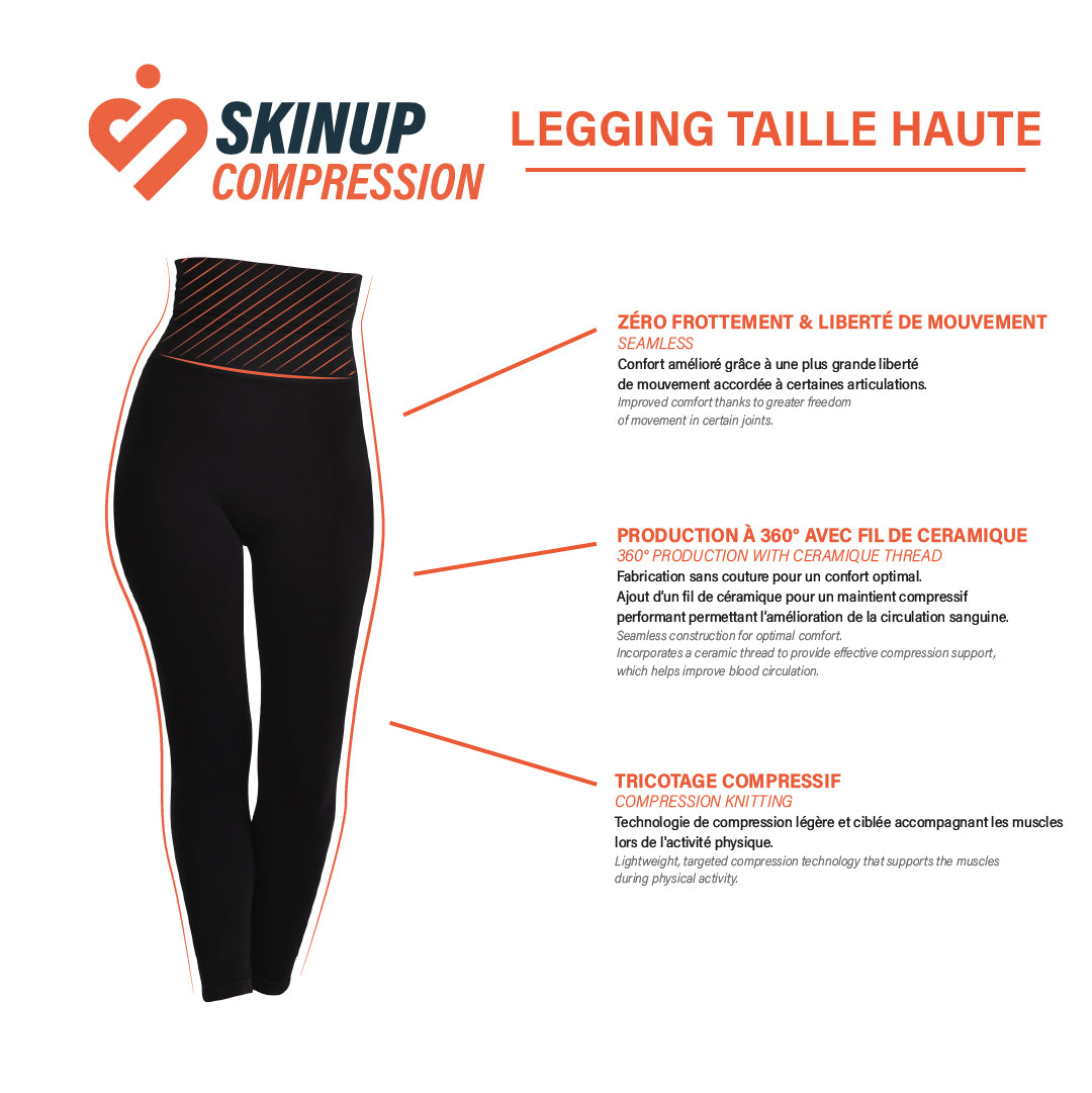 Visuel technique du legging effet sculptant