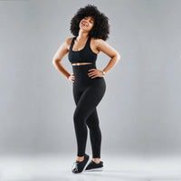 Legging femme taille haute - compression modérée  FLEXUP®