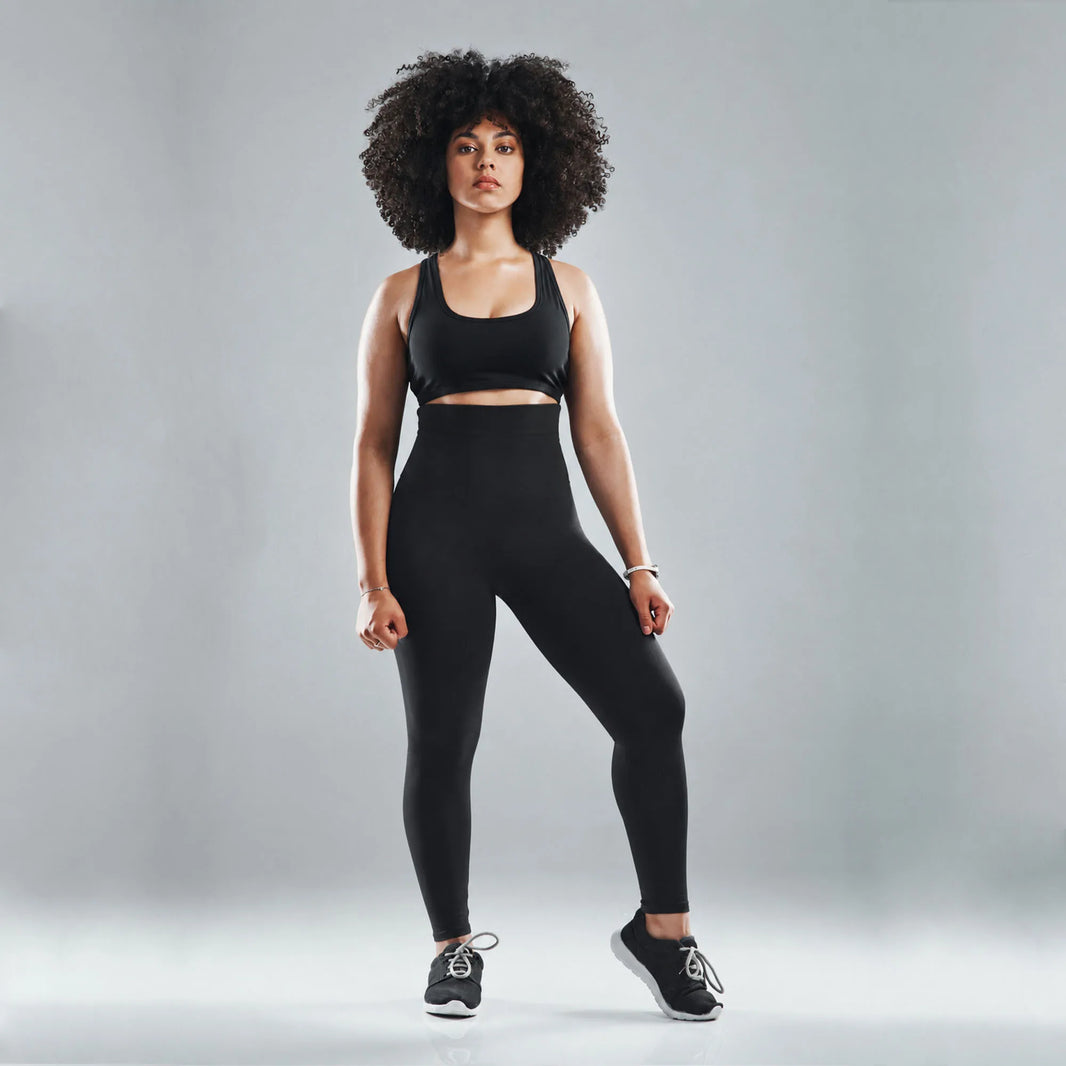 Legging femme taille haute - compression modérée  FLEXUP®