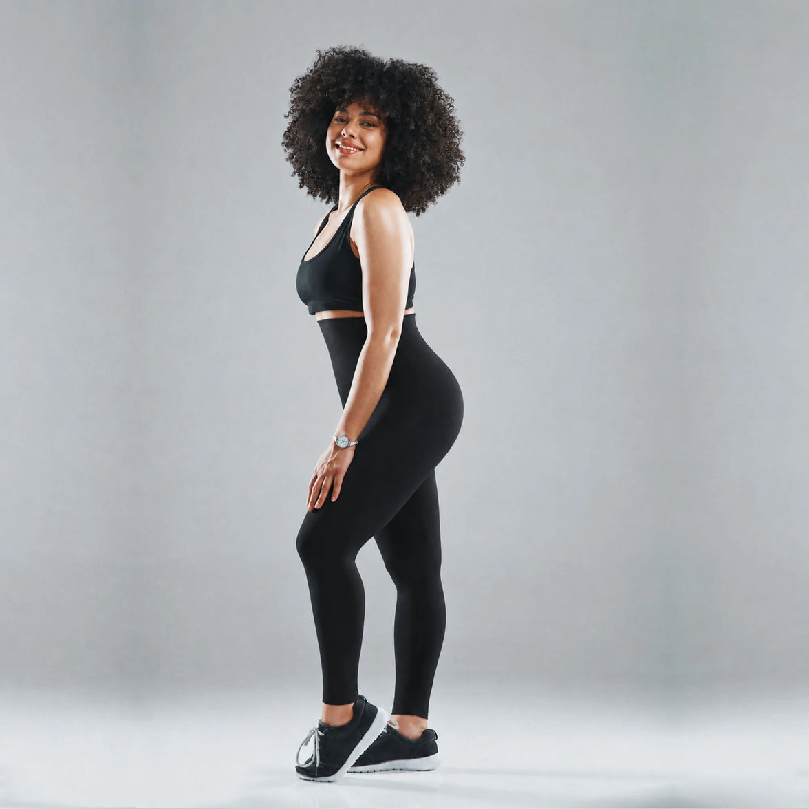 Legging femme taille haute - compression modérée  FLEXUP®