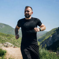 T-shirt Maintien Postural Homme manches courtes Compression Ferme FLEXUP®