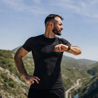 T-shirt Maintien Postural Homme manches courtes Compression Ferme FLEXUP®