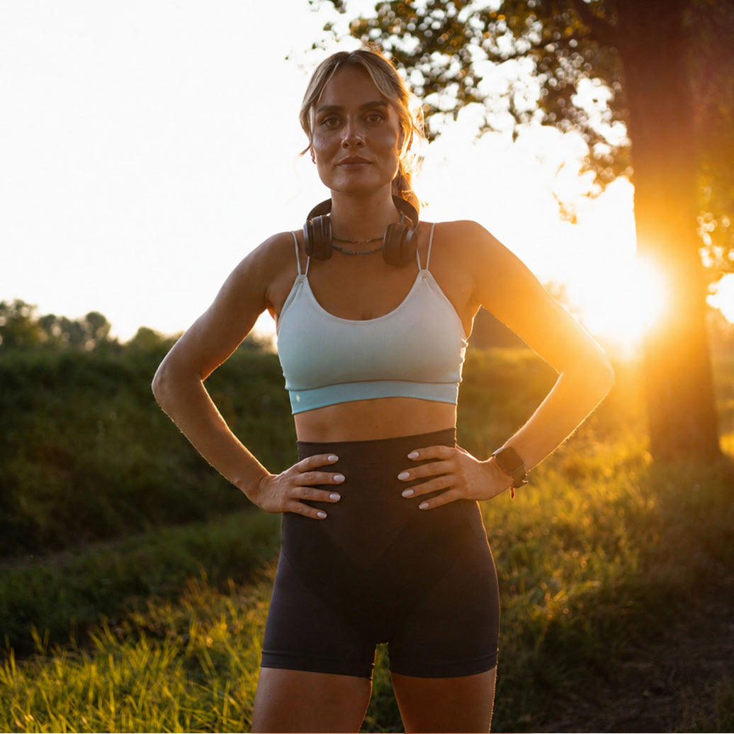 Shorty Sport Femme Sculptant Taille Haute Compression ferme FLEXUP®