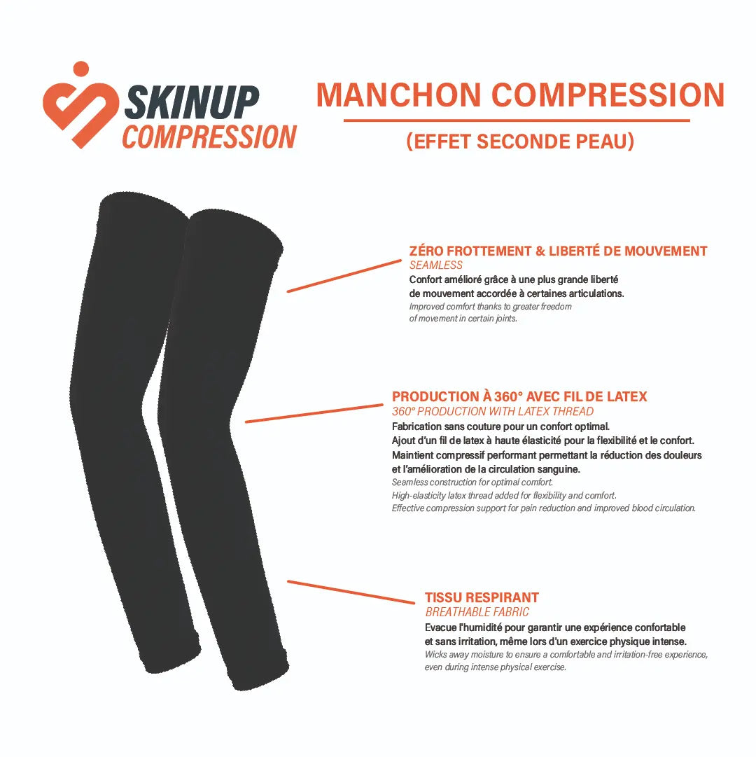 Manchon bras compression légère FLEXUP®