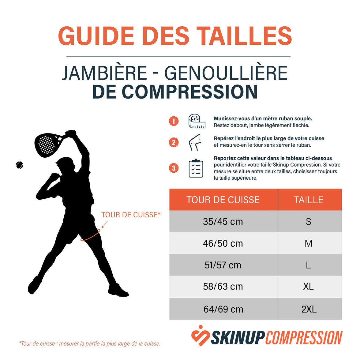 Jambière - Genouillère de compression FLEXUP®