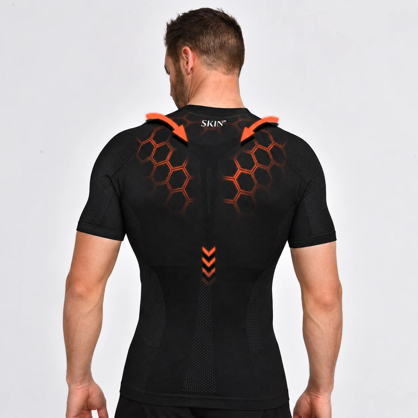 T-shirt de maintien postural manches courtes compression ferme FLEXUP®