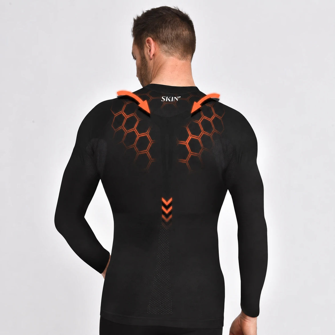 T-shirt maintien postural manches longues compression ferme FLEXUP®