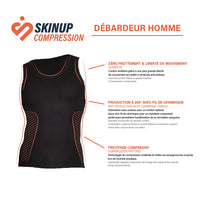 Débardeur homme - compression modérée FLEXUP
